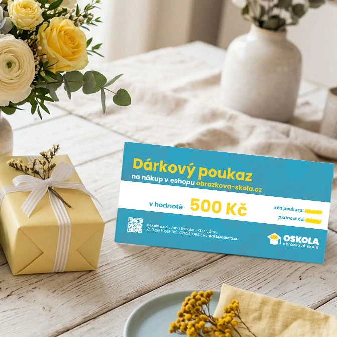 Dárkový poukaz 500 Kč tištěný